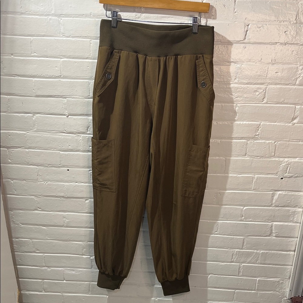 Anthropologie MAEVE Olive Green Cargo Pants